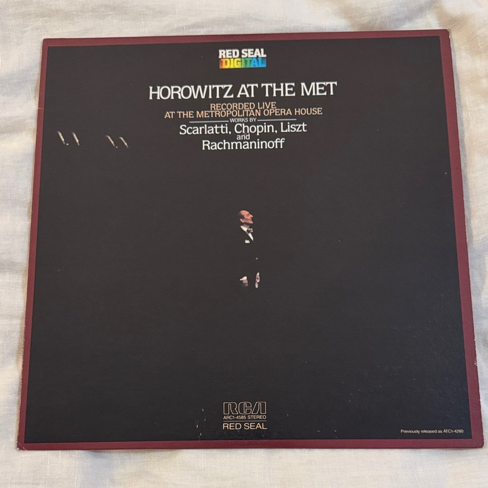Vintage Vinyl:  "Horowitz at the Met"